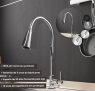 Torneira Gourmet Bancada Cone Cônica Metal