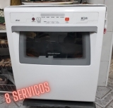 Lava Louças 8 Serviços Brastemp Compacta Branca com Ciclo Pesado – BLF08AB