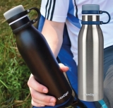 Garrafa Térmica Inox Parede Dupla Matterhorn, Contigo, Preto, 591ML