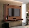 Painel Para TV até 50 Polegadas Dijon Ripado c/ Prateleira Naturale