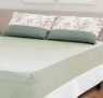 Jogo de Cama King Santista 100% Algodão – Royal Plus Pampulha Verde 3 Peças
