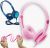 Headphone Kids I2Go 1,2M Rosa com Limitador de Volume – I2Go Basic