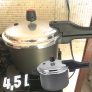 Panela de Pressão Antiaderente Multiflon Quartzo 4,5 l Preto