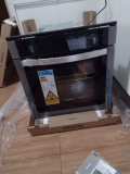 Forno a Gás de Embutir Consul Grill Autolimpante – com Timer 78L Preto e Prata COA84BR