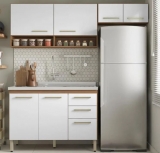 Cozinha Compacta Demóbile Dama Miss com Balcão – 7 Portas 2 Gavetas