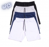 Kit 4 Bermudas Masculina Short Moletinho Moletom Rony Versátil
