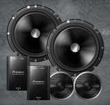Pioneer TS-C170BR – Kit 2 Vias 6-3/4″ Polegas Com Crossover 220W Rms