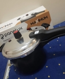 Panela de Pressão Fechamento Externo 4,5l Preto Maximum Panelux
