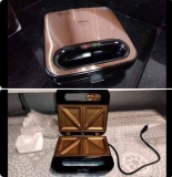 Sanduicheira Philco Maxx Gold PGR22G – Dourada e Preta 750W
