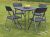 Conjunto de Mesa para Área Externa Tubo de Aço – Dobrável com 4 Cadeiras CJM-PT1 AC Comercial