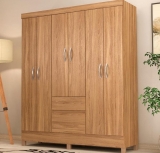 Guarda-Roupa Bartira Brusque II com 6 Portas e 2 Gavetas