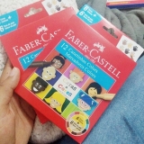 Canetinha, Faber-Castell, Caras & Cores, 15.0112CCZF, 6 Cores + 6 Tons de Pele