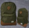 Mochila Casual, Poliester, Unissex, Verde