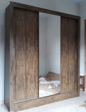 Guarda Roupa Casal 3 Portas com Espelho Porto Plus Espresso Móveis Branco
