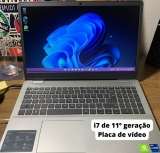 Notebook Dell Inspiron i15-3501-WA70S 15.6″ HD 11ª Geração Intel Core i7 8GB 256GB SSD NVIDIA GeForce Windows 11 Prata