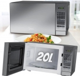 Forno Micro-ondas 20L Prata Espelhado Midea 127V MRAE21