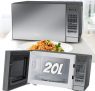 Forno Micro-ondas 20L Prata Espelhado Midea 127V MRAE21