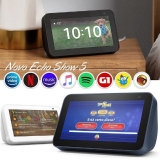 Echo Show 2ª Geração Smart Speaker Tela 5,5” – com Alexa