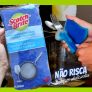 Esponja Scotch Brite Não Risca c/3 Azul