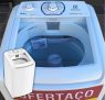 Lavadora de Roupas Electrolux LES09 8,5kg – 10 Programas de Lavagem