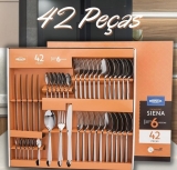 Faqueiro Siena, 42 Peças, Aço Inox, Brinox