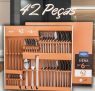Faqueiro Siena, 42 Peças, Aço Inox, Brinox