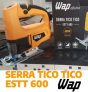 Serra Tico Tico WAP ESTT 600 600W 127V Ferramenta para Cortes Detalhados e Curvos em Madeira Metal Plástico