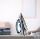 FERRO DE PASSAR A SECO IRON FORCE 1040W BRANCO COM AZUL FSE100