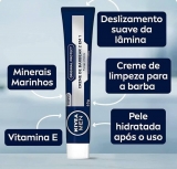 NIVEA Creme De Barbear 2 Em 1 Men Original Protect 65G, Branco