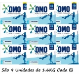 Kit Sabão em Pó Omo Puro Cuidado – 1,6kg 9 Unidades
