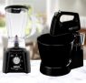 Kit Liquidificador e Batedeira Arno- Preto – 2 peças