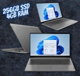 Notebook Lenovo IdeaPad 3i i3-1115G4 4GB 256GB SSD Intel UHD Graphics Windows 11 15.6″, Cinza, 82MD000ABR