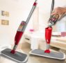 WAP Vassoura MOP Spray com Reservatório 460 ml Multiuso 3 em 1 Borrifa Limpa e Seca com Pano Microfibra Refil
