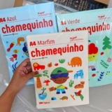 Chamequinho Papel A4, 75 g, 100 Folhas, Verde Sulfite