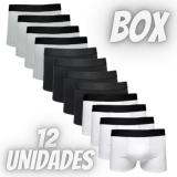 Cueca Infantil Boxer Kit 12 Peças Algodão – DCP kids