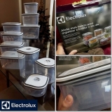 Conjunto de Potes 10 Peças Electrolux em Polipropileno com Fechamento Hermético