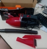 Multilaser Aspirador De Pó Automotivo 1500Pa 12V 60W Funcao Solido E Liquido Com Mangueira Vermelho – Au607