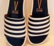 Chinelo Vizzano Slide Listrado Feminino