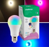 Smart Lâmpada Inteligente Intelbras EWS 407 com 16 milhões de cores Casa Inteligente Wi-Fi