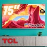 Smart TV 75” 4K UHD LED TCL 75P725 VA Wi-Fi – Bluetooth Google Assistente Alexa 3 HDMI 2 USB
