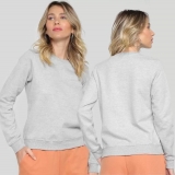 Moletom Basicamente Liso Feminino