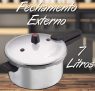 Panela de Pressão Polida 7L Fechamento Externo Nacional