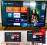 Smart TV LED 32” HD AOC Roku 32S5195/78 com Wi-fi, Controle Remoto com atalhos, Roku Mobile, Miracast, Entradas HDMI e USB