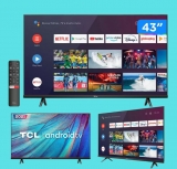 Smart TV 43” Full HD LED TCL Android TV 43S615 – VA Wi-Fi Bluetooth HDR Google Assistente Built-in