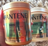 Pantene – Máscara Nutritiva Bambu Nutre e Cresce, com Óleo Capilar de Rícino e Cafeína, Tratamento Capilar Reparador, 600 ml