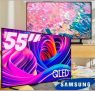 Smart TV QLED 55″ 4K UHD 55Q60B Samsung com Modo Game, HDR, Wifi, Bluetooth, HDMI, USB, Som em Movimento, Tela sem limites, Design slim, Visual livre de cabos, Alexa built in e Google Assistente