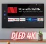 Smart TV 50” 4K DLED Vizzion LE50UHD20 – IPS Wi-Fi 3 HDMI 2 USB