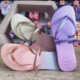 Chinelo Flat Duo Irid, Havaianas, Feminino