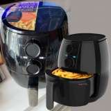 Fritadeira sem Óleo Cadence Pratic Fryer, 3L, Preta, FRT515