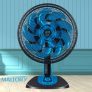 Ventilador de Mesa Mallory Air Care Revolution 3 Velocidades 40cm Preto/Azul